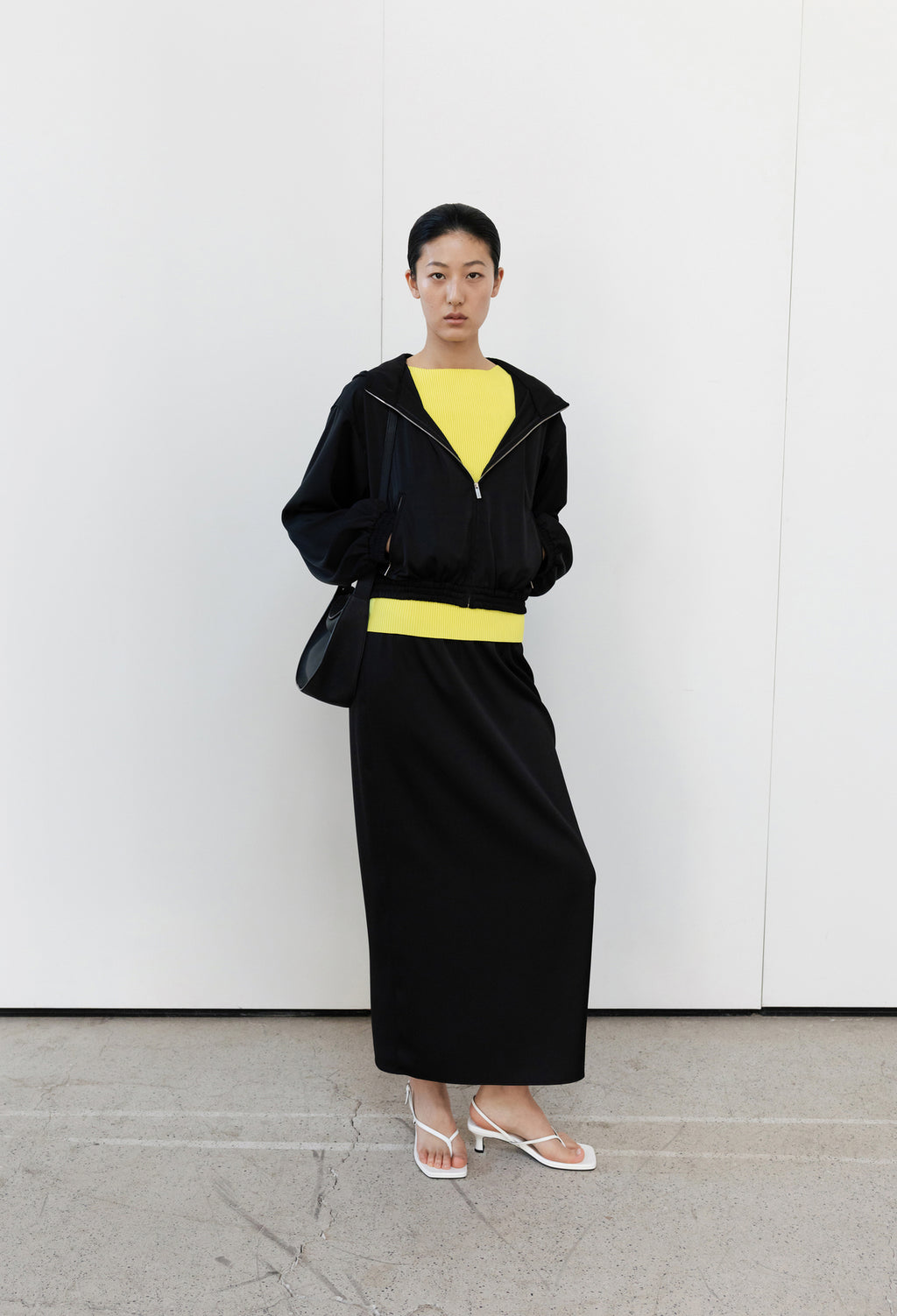 High-density Knit Top Yellow