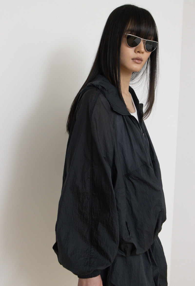 Airy Nylon Jumper Charcoal