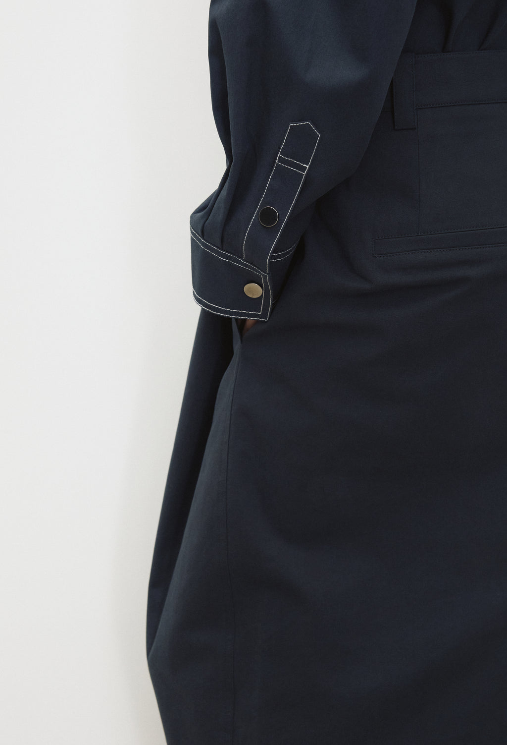 Stitch Pocket Shirt Navy