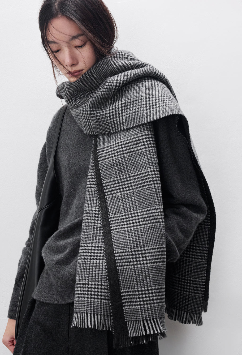 Classic Check Muffler Gray