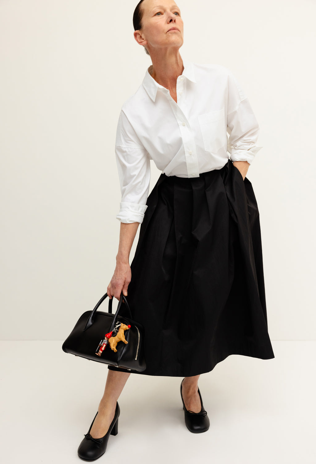 Volume Full Skirt Black