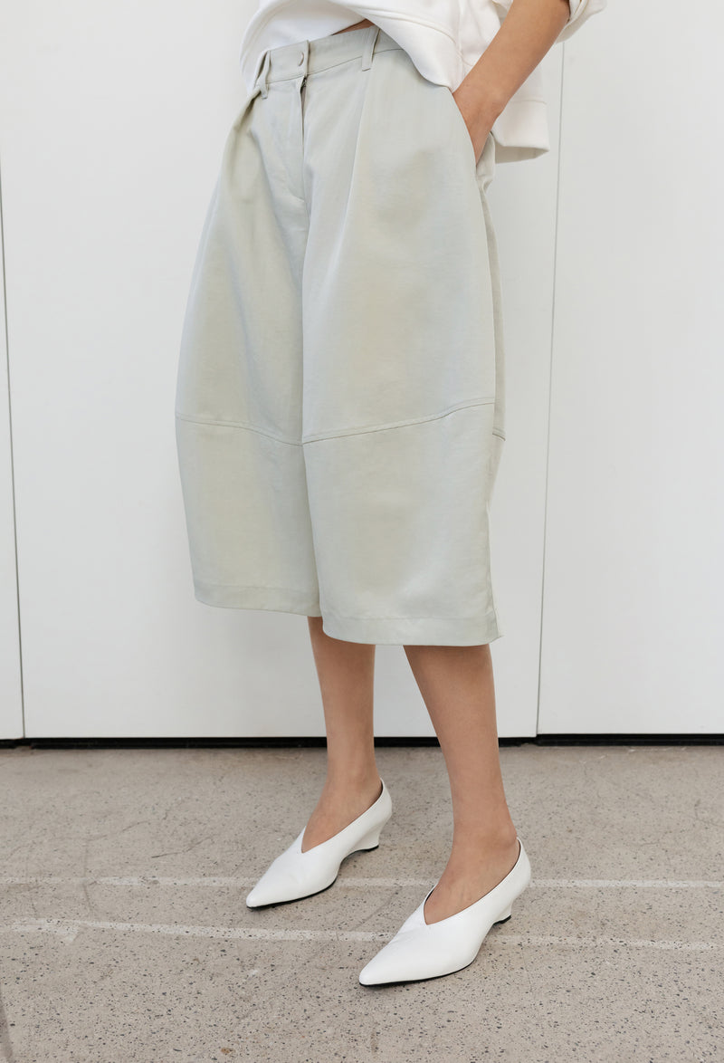 Volume Bermuda Pants Light Khaki