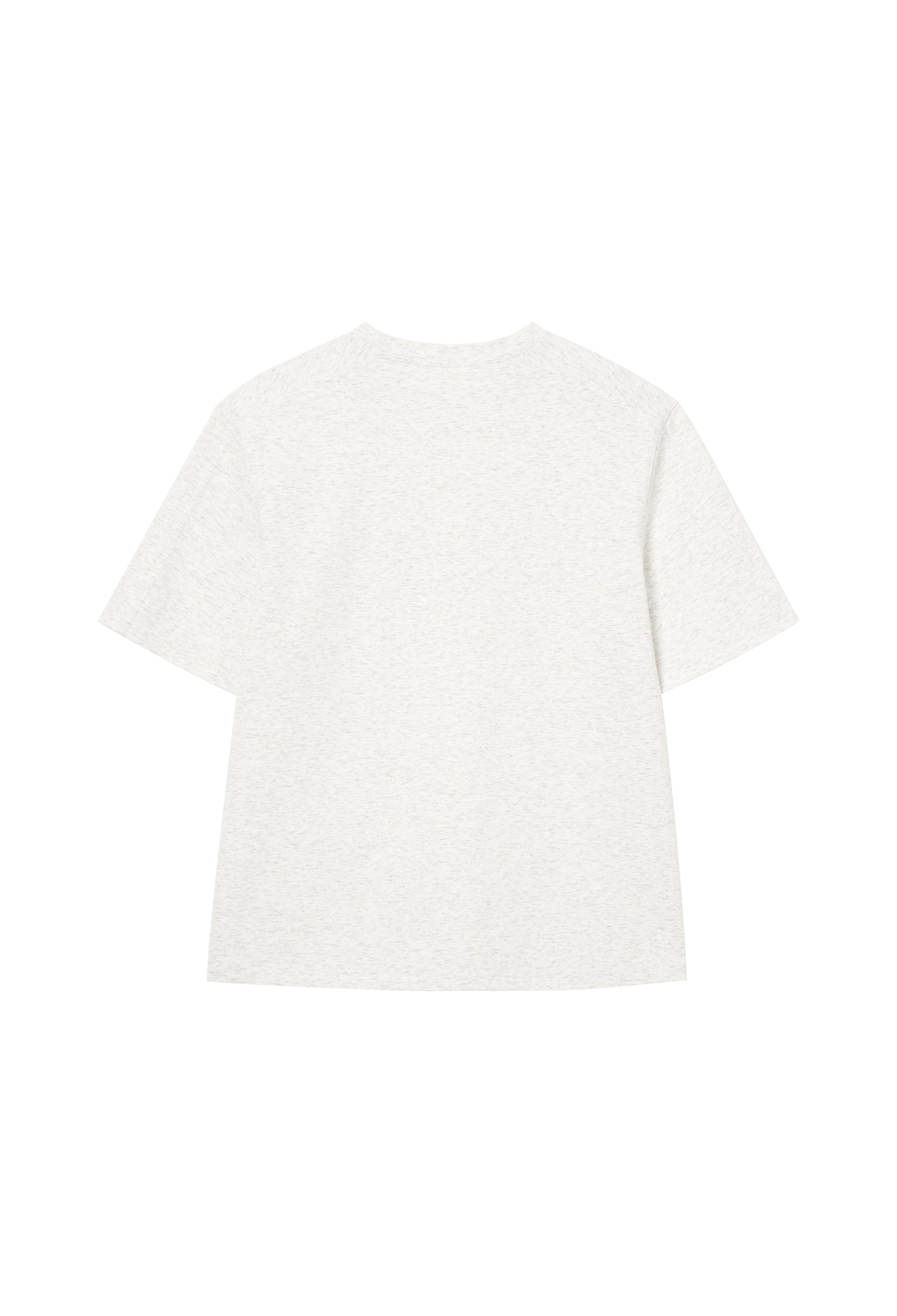 Overfit Cotton T-Shirt Gray