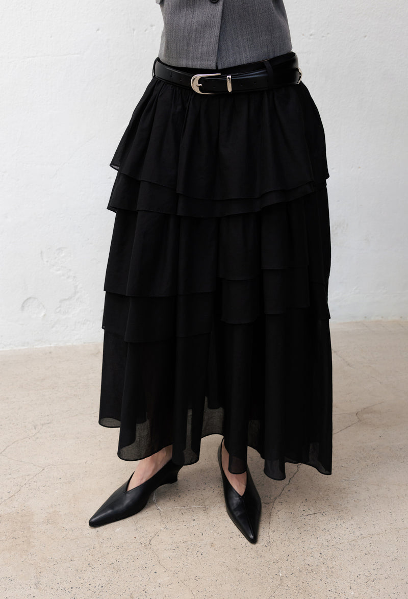 Classic Pointed Wedge Heel Black