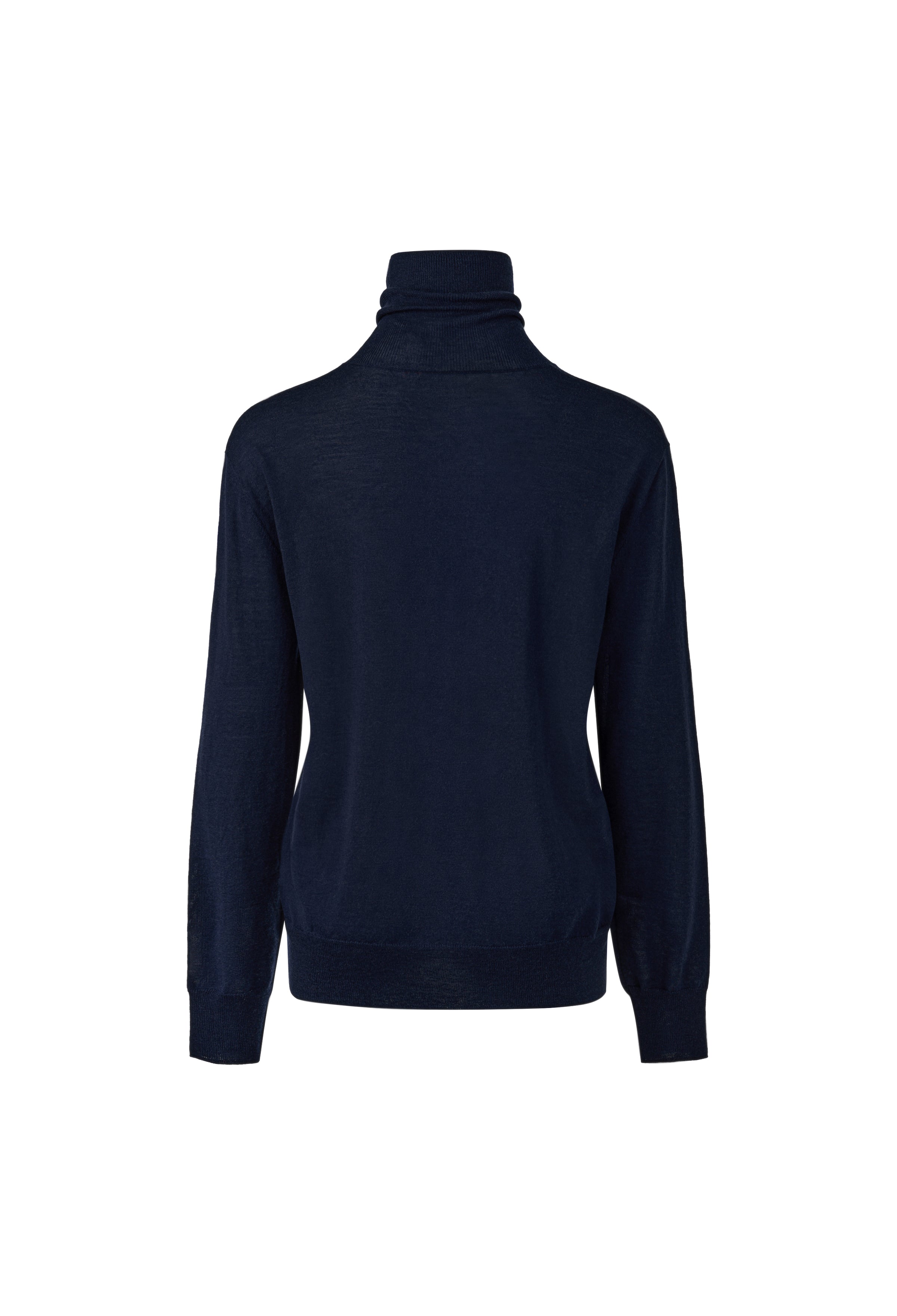 Washable Wool 100 Polar Knit Navy
