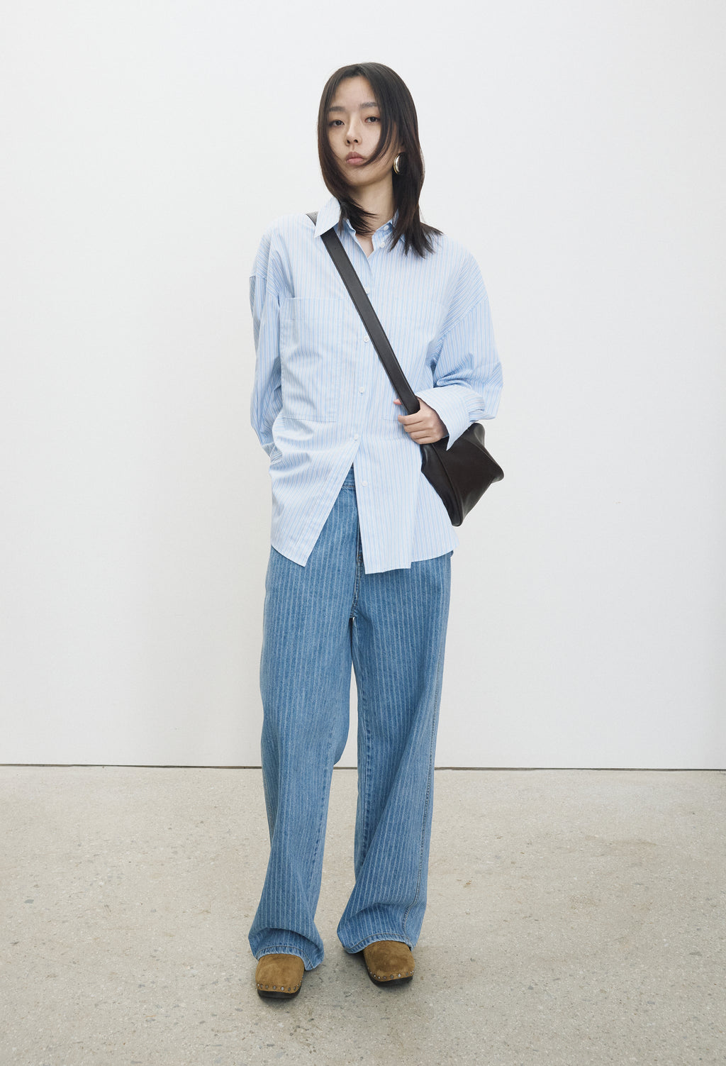 520 스트라이프 데님