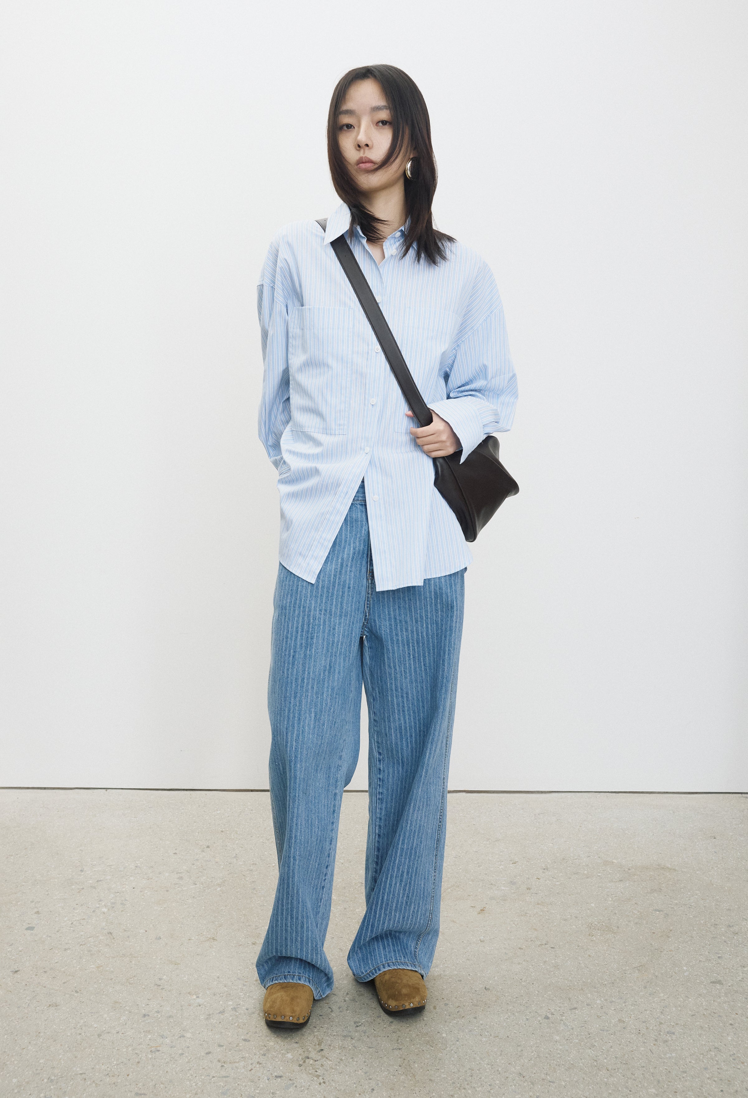520 스트라이프 데님